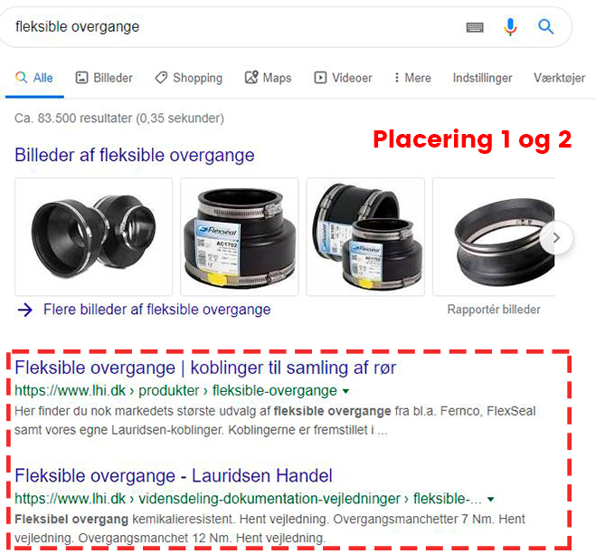 Kan man ramme en kloakmester på Google?